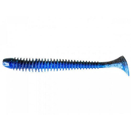 Ēdamgumijas zivtiņa KEITECH Swing Impact 4" 413T Black blue | 413T