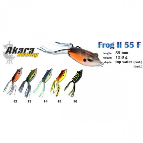 Vobleris AKARA "Frog II" 55F(12g, 55mm, #13) | AF55-13
