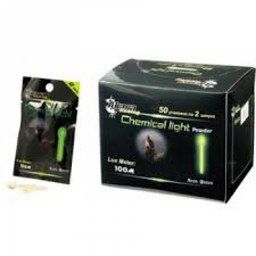 Light Fi-L (green neon, d. 4.5-7,5mm, length 36mm 2pcs) | FI-L-45-75-F2