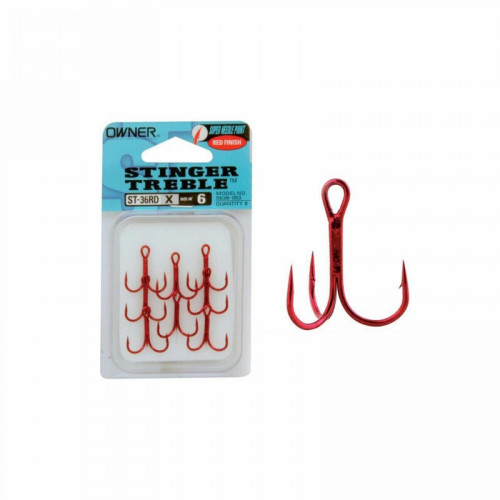 Āķi trīsžuburu Owner ST-36RD #2 SALMO | 5636-093-02