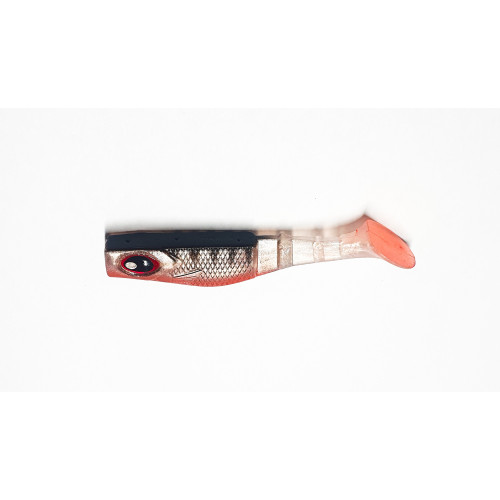 Dominator mīkstā zivtiņa 6.5cm 6.8g Mistrall melns/oranžs