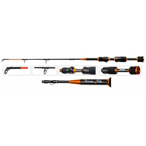 Ziemas makšķere AKARA Winter Pike ar neopr. rokt. 36+30cm | WP-70