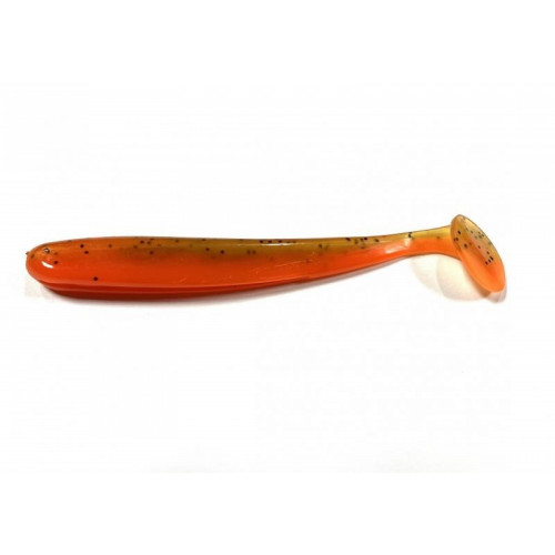 Silikona zvtiņa Relax Bass 13 cm, olive black glitter orange | BAS5-L069