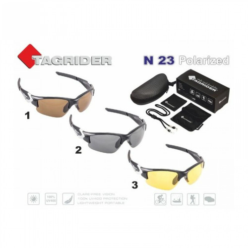 Saulesbrilles TAGRIDER N 23 polarizētas, dzeltenas | N23-3
