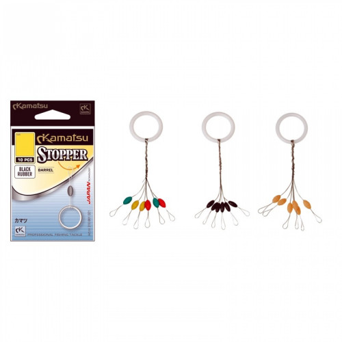 Stoperi "Kamatsu" Barel Color Rubber (5gab) Nr.L | 316001014