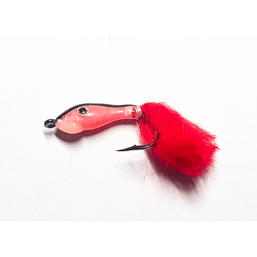 Mormiška "PJARNU" Plastic Fly UV (muša) ar austiņu 5mm, BLR | MFP-4-BLR