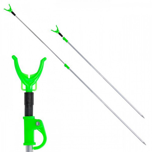 Fishing rod support KV2 V-shaped (telescopic, al., d14, 120cm) | SFA-2KV-14/120