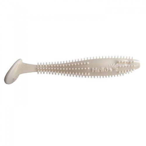 Silikona māneklis "Helios" SHAGGY 13cm, white | B-251970