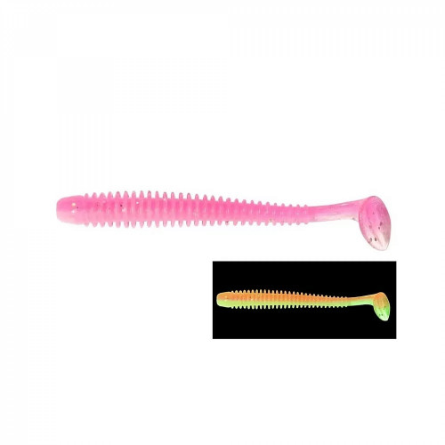 Ēdamgumijas zivtiņa KEITECH Swing Impact 4" LT#47 Pink glow |  LT#47