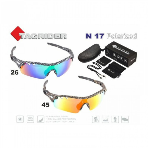 Saulesbrilles TAGRIDER TR 17 polarizētas blue mirror | N17-26