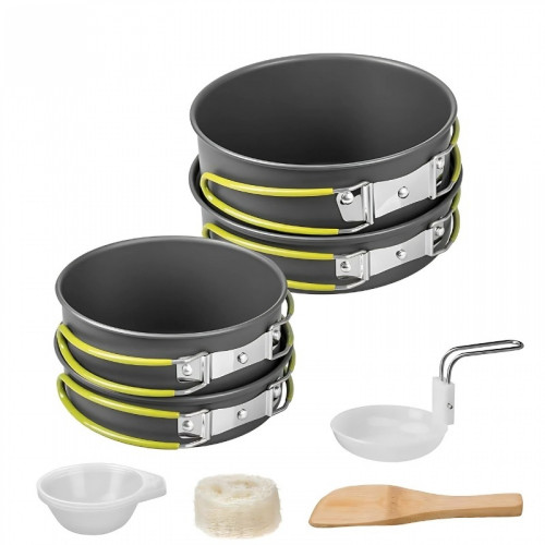 Camping metal tableware set CAMPSOR-300 | 255674