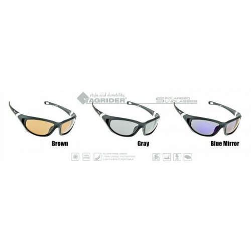 Saulesbrilles TAGRIDER N27 polariz. Blue Mirror | N27-16