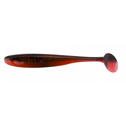 Gumijas zivtiņa Relax Bass 2.5`` 6.2cm, sark./melna | BAS25-L208