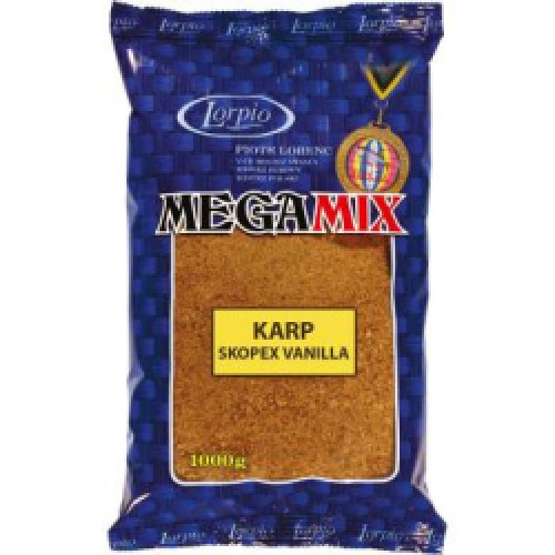 Papildbarība LORPIO Mega MIX- karpa/vaniļa, 1kg | ZA-LO073