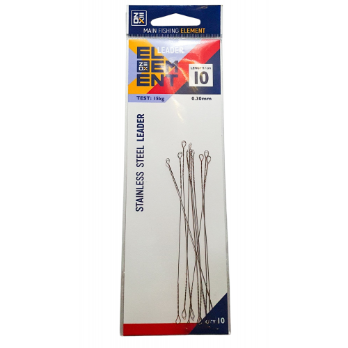 Pavadiņa Zeox stīga 10cm/0.30cm/15kg (10gab) | 794210120