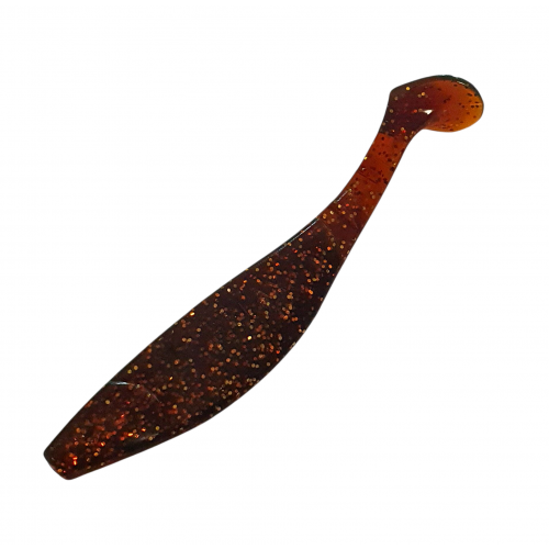 Silikona zivtiņa Relax KOPYTO 6`` 16cm, 30g motoroil gold gl | BLS6-S092