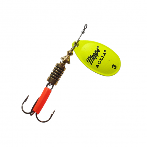 Vizulis Mepps "AgliaFluo" Chartreuse #3