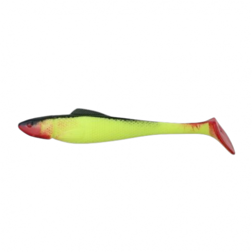 Gumijas zivtiņa Relax OHAYO 2.5`` 7.5cm, melna/sark. | OH25-S056R