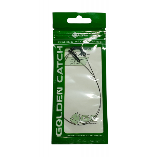 Pavadiņa Golden Catch Titanium 25cm, 0.4mm, 15kg (2gb.)  | 794239012