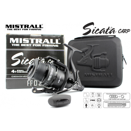 Spole karpām SICATA CARP FRD50 4+1BB Mistrall | KM-1026950
